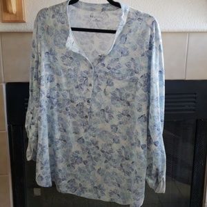 Sky Blue Pattern Tunic